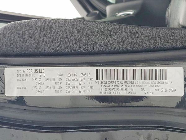 2015 DODGE DURANGO SXT