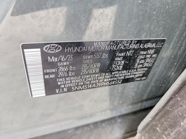 2023 HYUNDAI SANTA FE SE