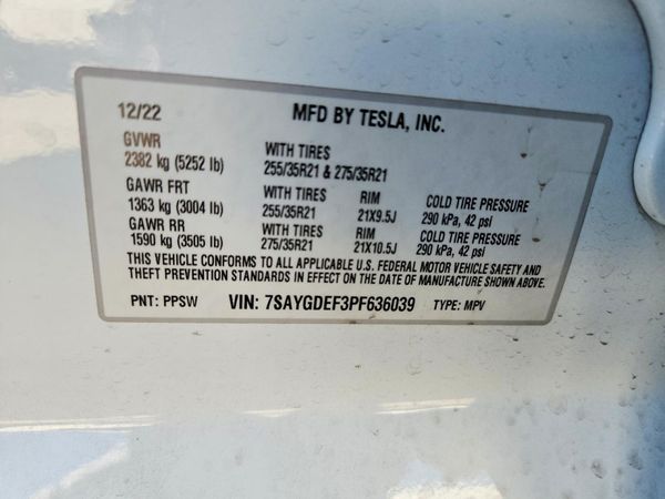 2023 TESLA MODEL Y