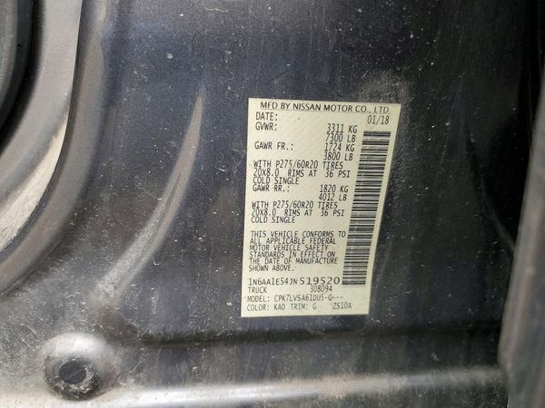 2018 NISSAN TITAN