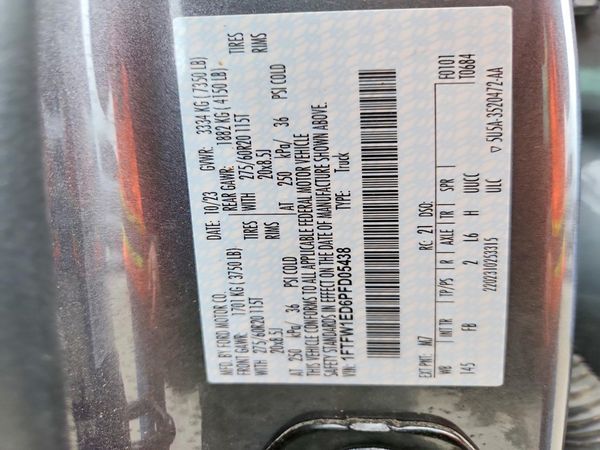 2023 FORD F150 SuperCrew