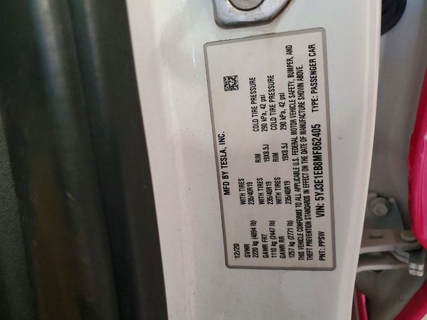 2021 TESLA MODEL 3