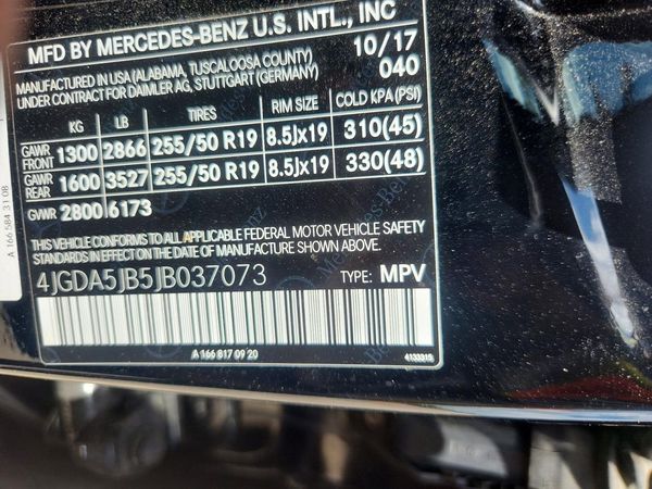 2018 MERCEDES-BENZ GLE GLE350