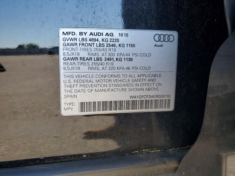 2016 AUDI Q3 quattro Prestige