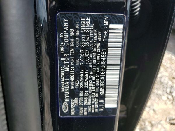 2023 HYUNDAI TUCSON Blue
