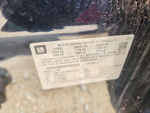 2013 CHEVROLET EQUINOX LS