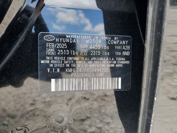 2025 HYUNDAI SONATA SE