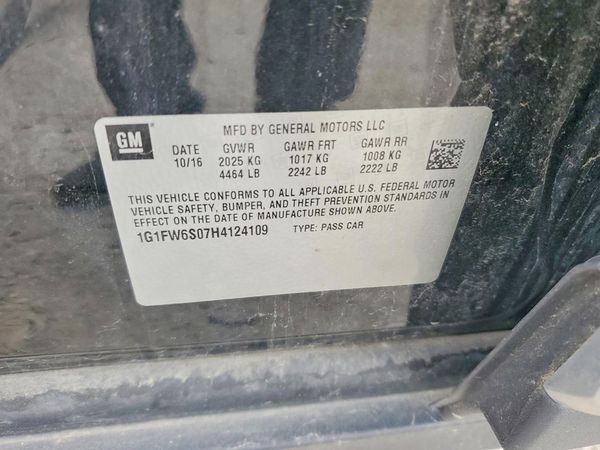 2017 CHEVROLET BOLT EV