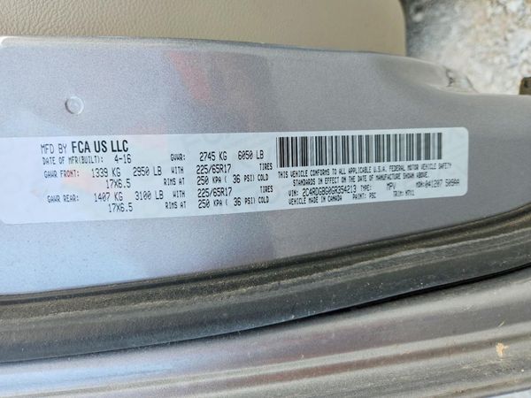 2016 DODGE GRAND CARAVAN SE