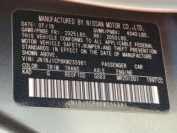 2019 NISSAN ROGUE SPORT