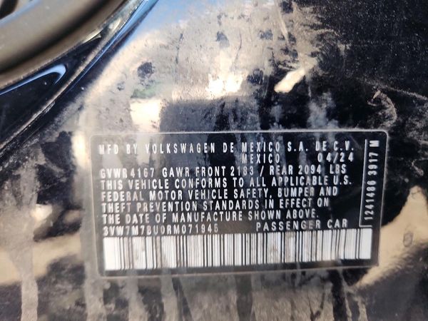 2024 VOLKSWAGEN JETTA SE, SE (AQ301 Trans)