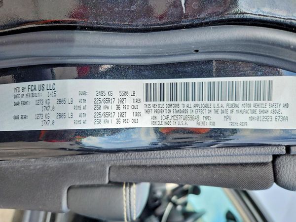 2015 JEEP CHEROKEE LATITUDE 4X4
