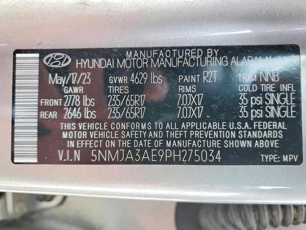 2023 HYUNDAI TUCSON SE