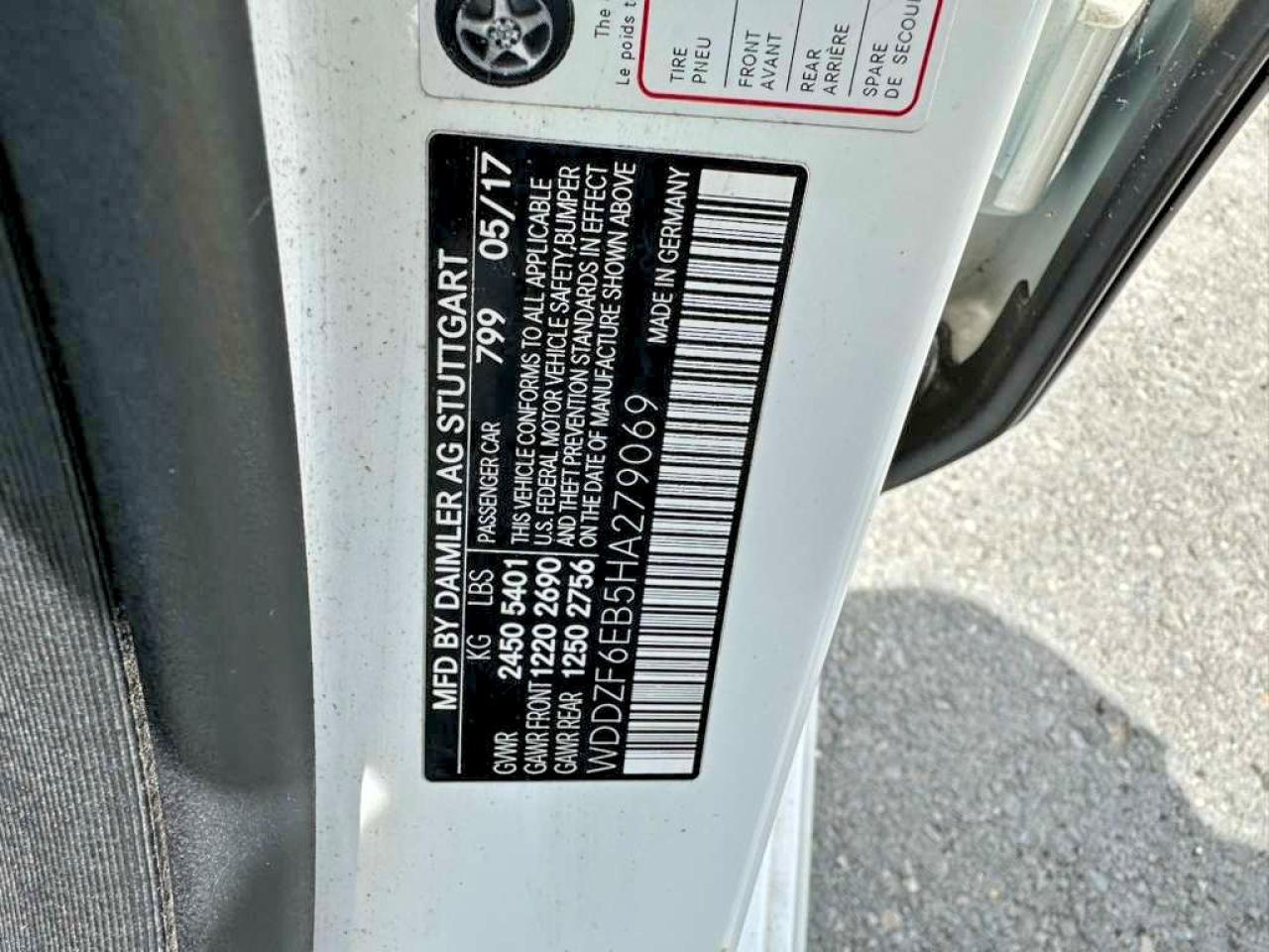2017 MERCEDES-BENZ E AMG E43