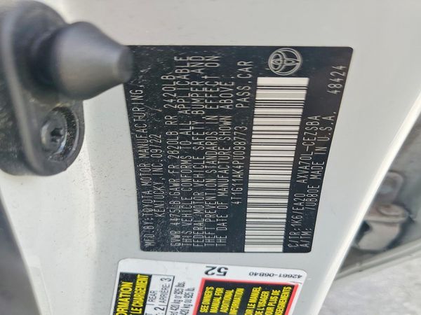 2023 TOYOTA CAMRY SE — VINS