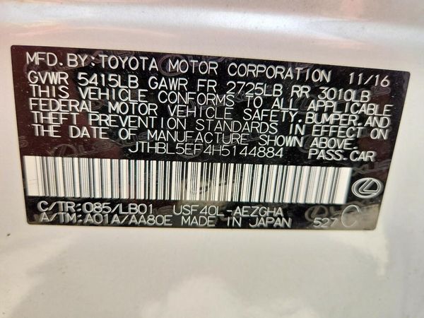 2017 LEXUS LS 460
