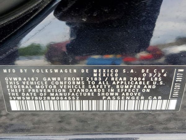 2024 VOLKSWAGEN JETTA
