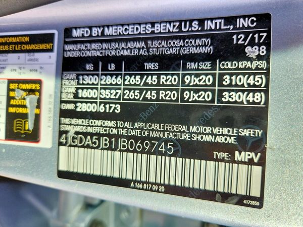 2018 MERCEDES-BENZ GLE GLE350