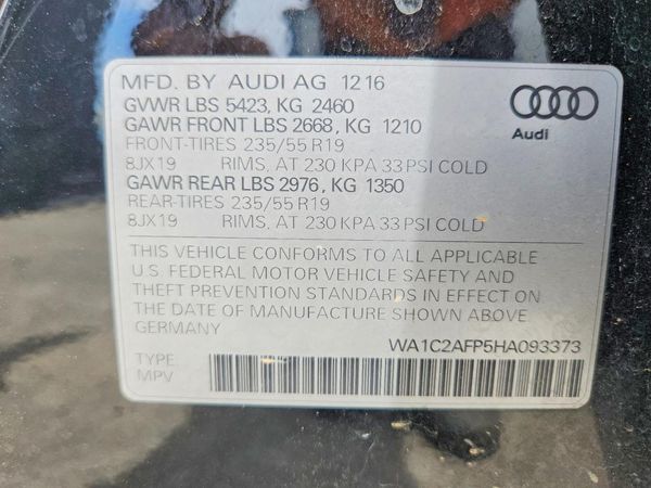 2017 AUDI Q5 quattro Premium