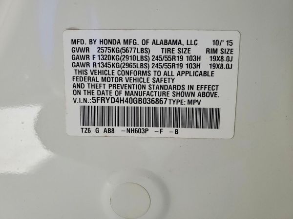2016 ACURA MDX SH-AWD w/Tech
