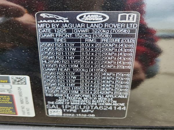 2026 LAND ROVER RANGE RVR