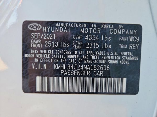 2022 HYUNDAI SONATA Limited