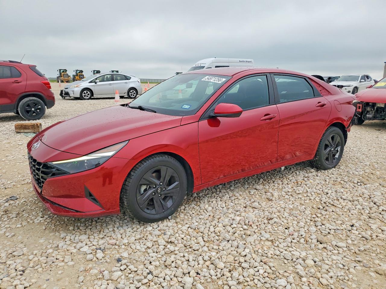 2021 HYUNDAI ELANTRA Blue