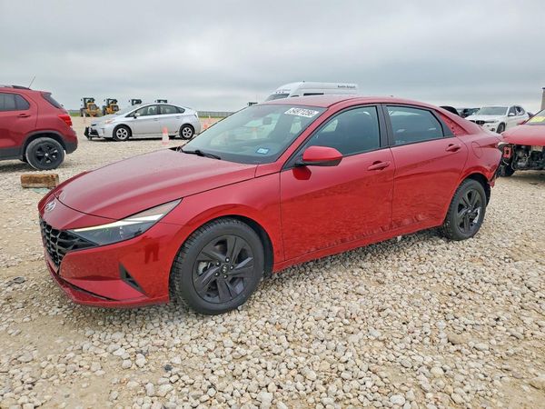 2021 HYUNDAI ELANTRA Blue