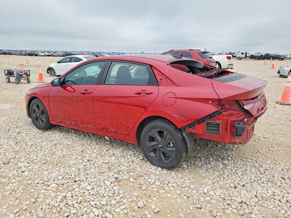 2021 HYUNDAI ELANTRA Blue