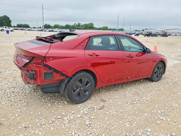 2021 HYUNDAI ELANTRA Blue
