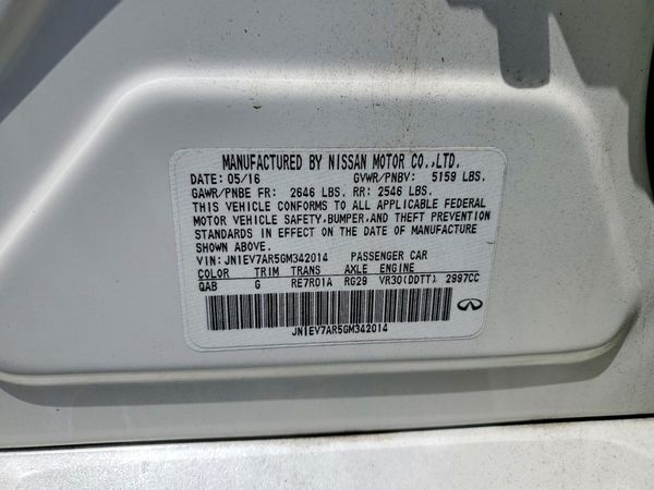 2016 INFINITI Q50