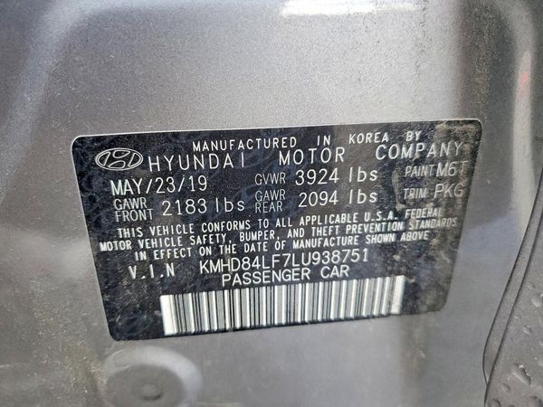 2020 HYUNDAI ELANTRA