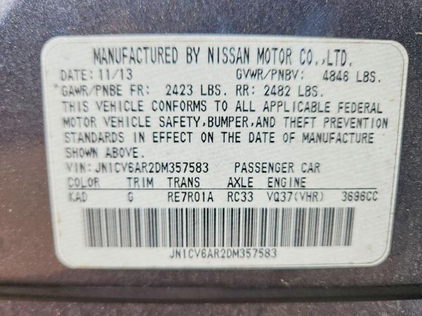 2013 INFINITI G37
