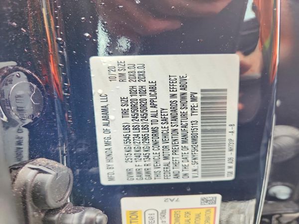 2021 HONDA PILOT SE
