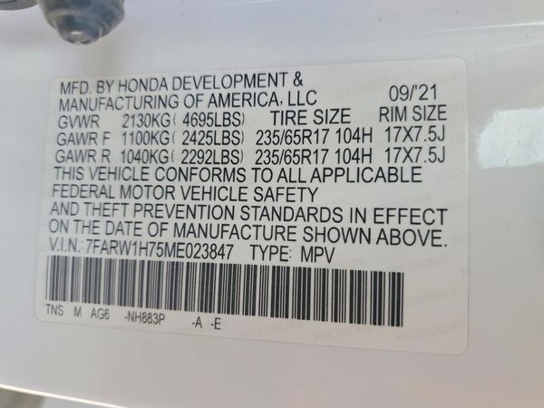 2021 HONDA CR-V SE