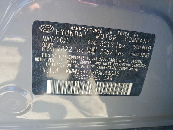 2023 HYUNDAI IONIQ