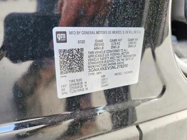 2022 CHEVROLET EQUINOX LT (1LT)