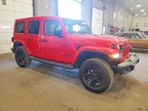2021 JEEP WRANGLER UNLIMITED SAHARA — Passenger 3/4