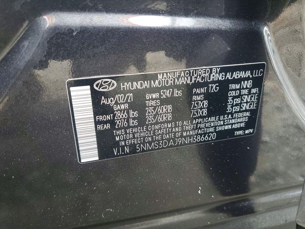 2022 HYUNDAI SANTA FE SEL w/ Premium Pkg