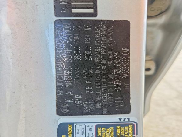 2014 KIA FORTE LX, EX