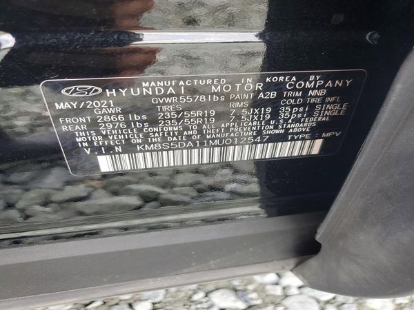 2021 HYUNDAI SANTA FE Limited