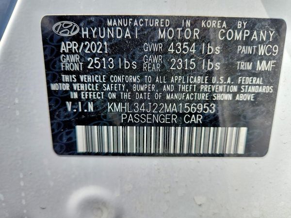 2021 HYUNDAI SONATA Limited