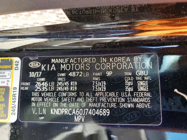 2018 KIA SPORTAGE QL