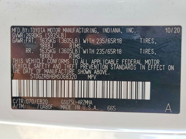 2021 TOYOTA HIGHLANDER