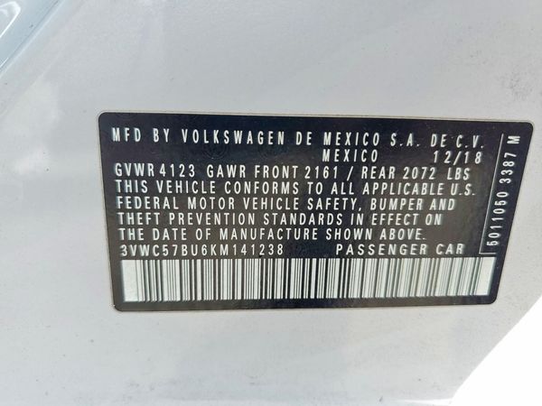 2019 VOLKSWAGEN JETTA S, SE, R-Line