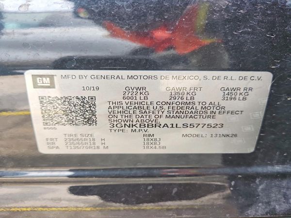 2020 CHEVROLET BLAZER 1LT