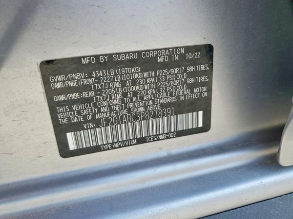 2023 SUBARU CROSSTREK Base