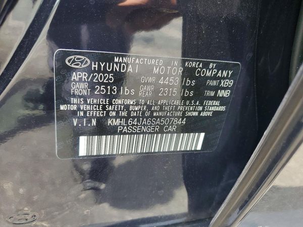 2025 HYUNDAI SONATA