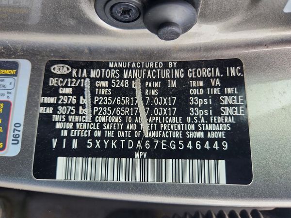 2014 KIA SORENTO Base/ LX