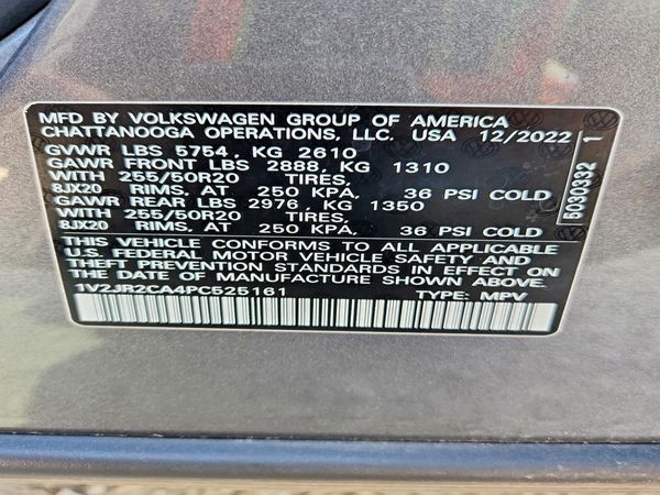 2023 VOLKSWAGEN ATLAS
